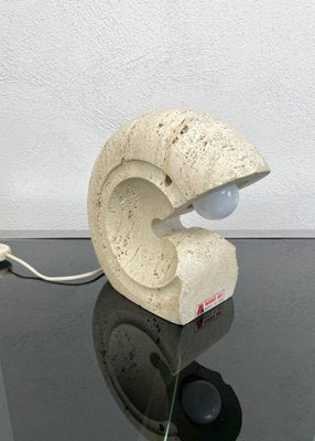 Travertine Table Lamp by Giuliano Cesari for Luigi Sormani, Italy, 1970s-LYQ-1171377