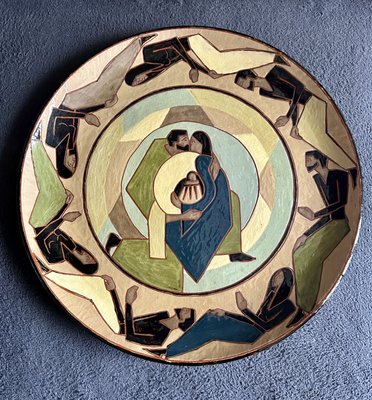 Tray by Chappe J.B Ceramic, 1950s-EVQ-2036034