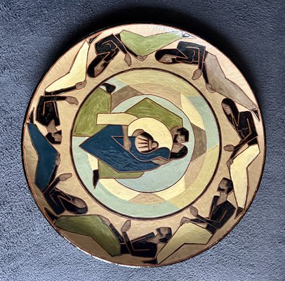 Tray by Chappe J.B Ceramic, 1950s-EVQ-2036034