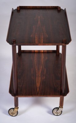 Tray Table in Rosewood by Poul Hundevad for Vamdrup, Denmark, 1960s-ZGQ-1734657