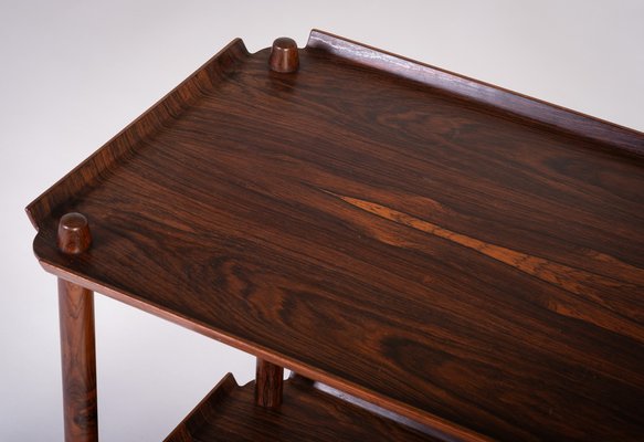 Tray Table in Rosewood by Poul Hundevad for Vamdrup, Denmark, 1960s-ZGQ-1734657