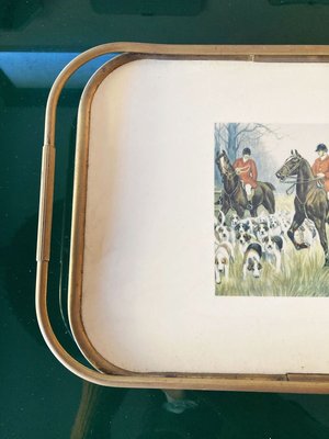 Tray with Hunting Scene, 1950s-GGK-802763