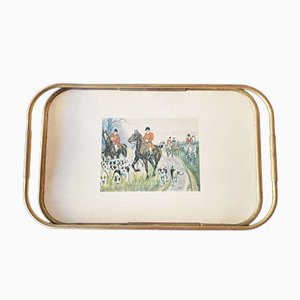 Tray with Hunting Scene, 1950s-GGK-802763