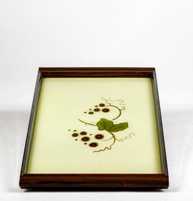 Tray with Painting of Grapes and Leaves, 1970s-RAQ-1418526