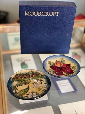 Trays in Art Ceramic from Moorcroft, Set of 2-JO-1236008