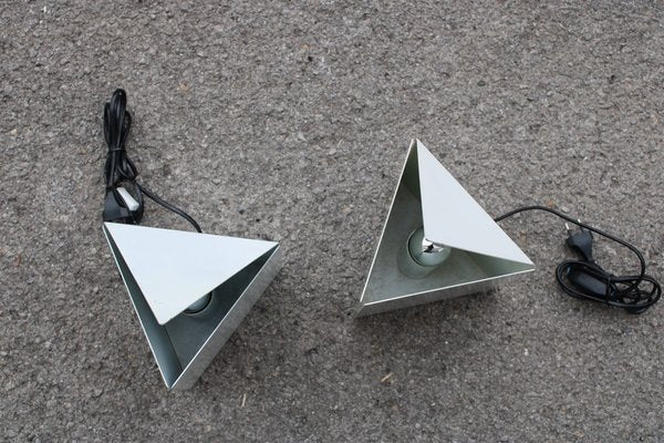 Triangle Table Lamps from Lamperti, 1970s, Set of 2-EH-807411