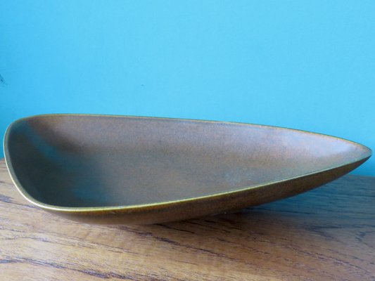 Triangular Ceramic Dish by Gunnar Nylund from Nymolle, Sweden, 1960s-AC-958207