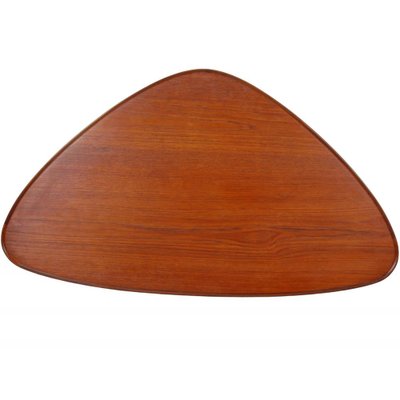 Triangular Coffee Table in Teak, 1960s-MTD-1719772