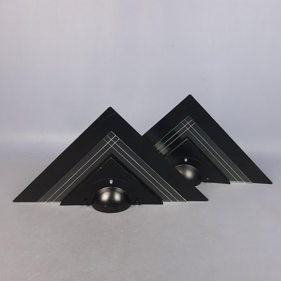 Triangular Wall Lamps from Herda, 1970s, Set of 2-PWG-2035326