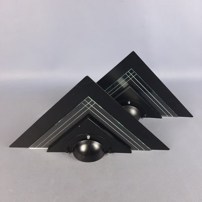 Triangular Wall Lamps from Herda, 1970s, Set of 2-PWG-2035326