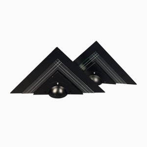 Triangular Wall Lamps from Herda, 1970s, Set of 2-PWG-2035326