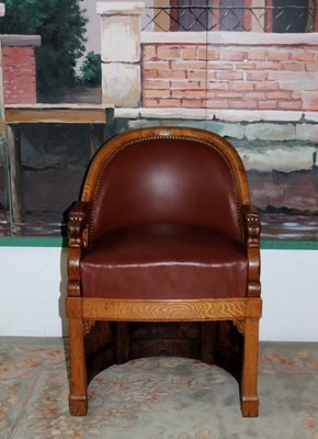 Tribunal Armchair in Oak-RVK-1105359