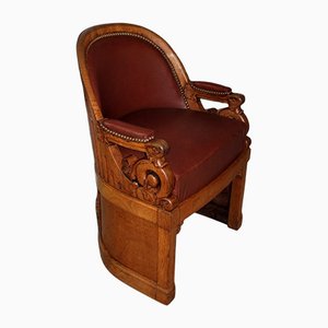 Tribunal Armchair in Oak-RVK-1105359