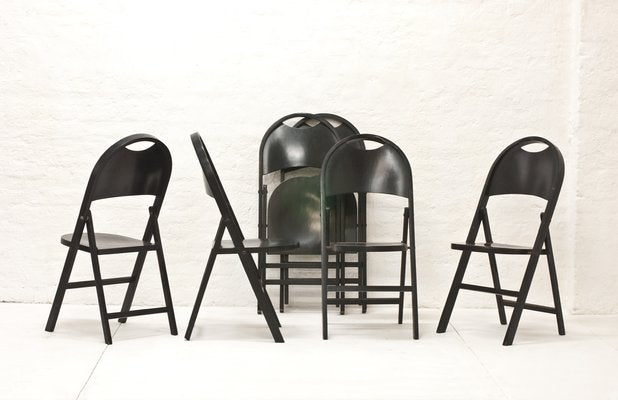 Tric 65 Folding Chairs by Achille & Pier Giacomo Castiglioni for Bernini, 1965, Set of 2-LPM-1010396