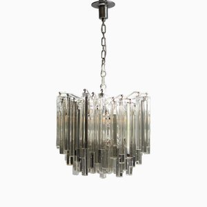 Triedri Crystal Ceiling Light by Paolo Venini, 1970s-ASK-1793015