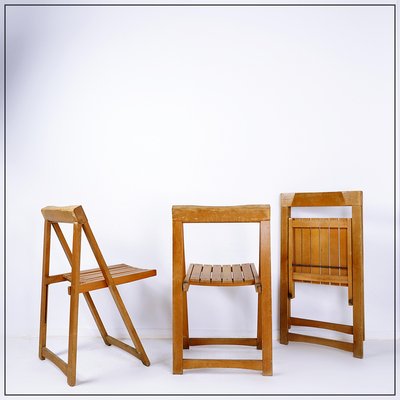 Trieste Folding Chairs by Aldo Jacober & Pierangela d'Aniello, Set of 3-NYF-2019071