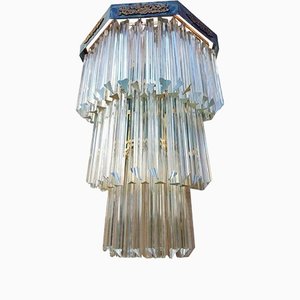 Trimmed Glass Wall Lamp from Venini, 1960s-FIP-1167365