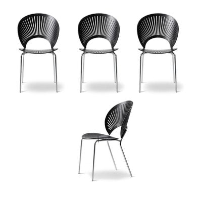 Trinidad Chairs by Nanna Ditzel for Fredericia, Set of 4-YGE-1150846