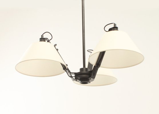 Triple Ceiling Lamp by Antoni Blanc for Metalarte, 1980-UB-1806121