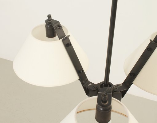 Triple Ceiling Lamp by Antoni Blanc for Metalarte, 1980-UB-1806121