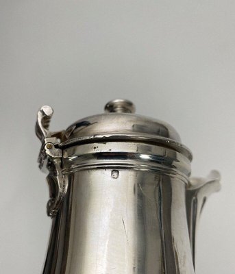 Tripod Chocolate Jug in 18th Century Silver-QKG-1749389