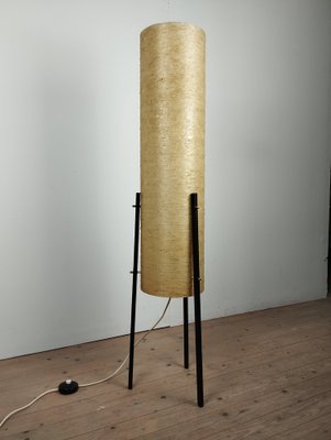 Tripod Floor Lamp in Fiberglass and Metal from Dame & Co., 1960s-SFQ-1802324