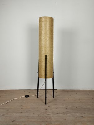 Tripod Floor Lamp in Fiberglass and Metal from Dame & Co., 1960s-SFQ-1802324