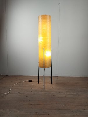 Tripod Floor Lamp in Fiberglass and Metal from Dame & Co., 1960s-SFQ-1802324