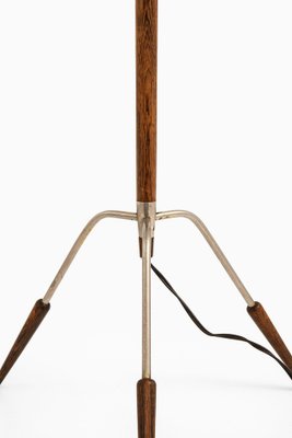 Tripod Floor Lamp in Rosewood and Steel by Jo Hammerborg, 1960s-SC-1796793