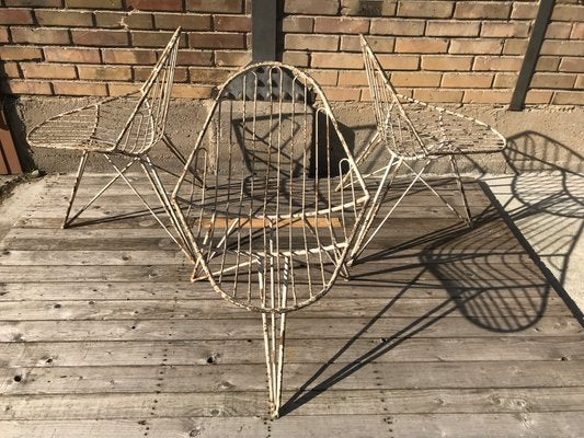 Tripod Iron Garden Chair, 1950s-EXJ-1174597