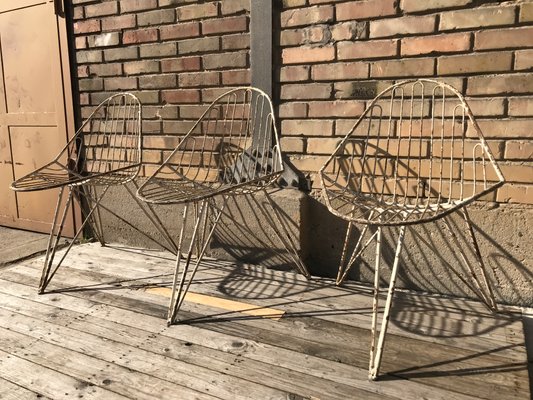 Tripod Iron Garden Chair, 1950s-EXJ-1174597