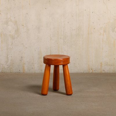 Tripod Stool in Pine Wood by Gröning Design Sweden-JK-1822220