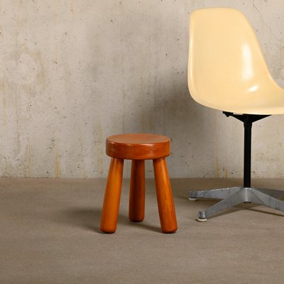 Tripod Stool in Pine Wood by Gröning Design Sweden-JK-1822220