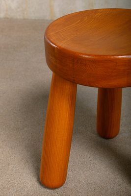 Tripod Stool in Pine Wood by Gröning Design Sweden-JK-1822220