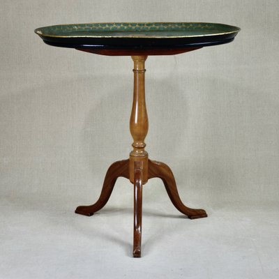 Tripod Table with Painted Tray.-RNM-1386233