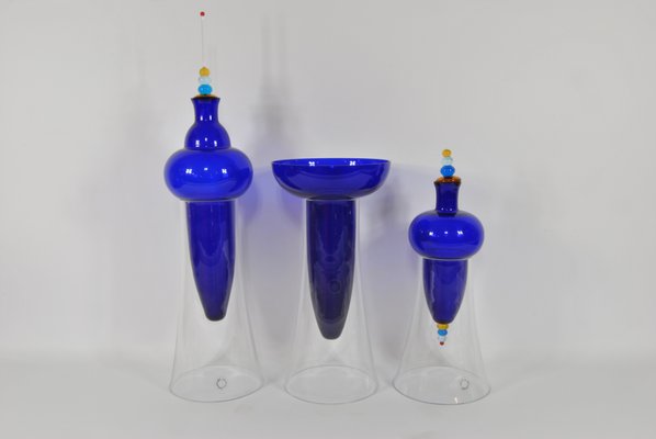 Triptych Vases by Carlo Nason, Italy, 1990, Set of 3-WFB-1098136