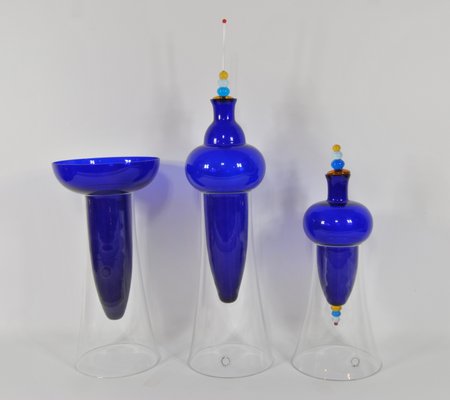 Triptych Vases by Carlo Nason, Italy, 1990, Set of 3-WFB-1098136