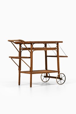 Trolley in Cane and Rattan attributed to Robert Wengler, 1940s-SC-2022152