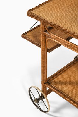 Trolley in Cane and Rattan attributed to Robert Wengler, 1940s-SC-2022152