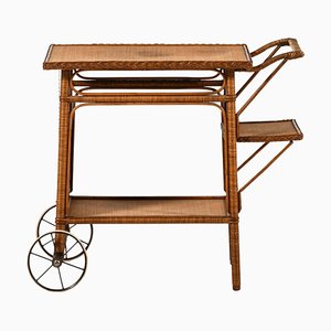 Trolley in Cane and Rattan attributed to Robert Wengler, 1940s-SC-2022152