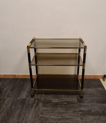 Trolley in Wood and Brass by Tommaso Barbi-RPW-1793230