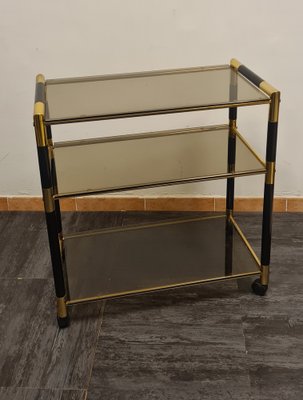 Trolley in Wood and Brass by Tommaso Barbi-RPW-1793230