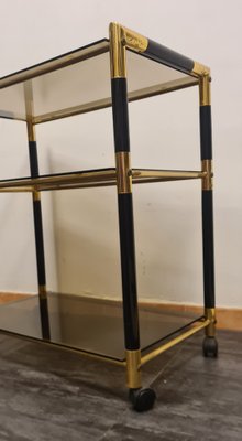 Trolley in Wood and Brass by Tommaso Barbi-RPW-1793230