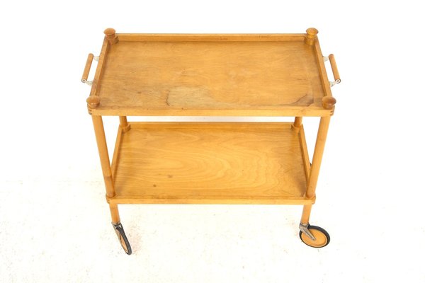 Trolley Table in Birch, Sweden, 1950s-GEK-1409522