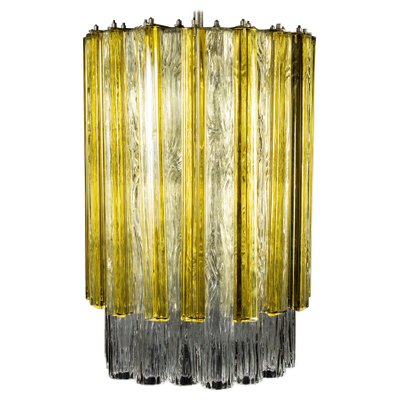 Tronchi and Gold Triedi Chandelier or Lantern from Venini, Murano, 1960s-MBH-1032616