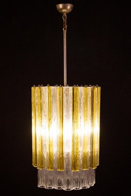 Tronchi and Gold Triedi Chandelier or Lantern from Venini, Murano, 1960s-MBH-1032616