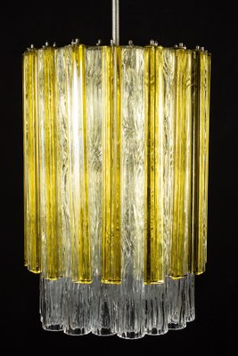 Tronchi and Gold Triedi Chandelier or Lantern from Venini, Murano, 1960s-MBH-1032616