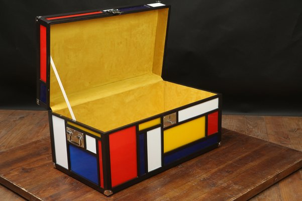 Trunk in the Style of Piet Mondrian-EMZ-983517