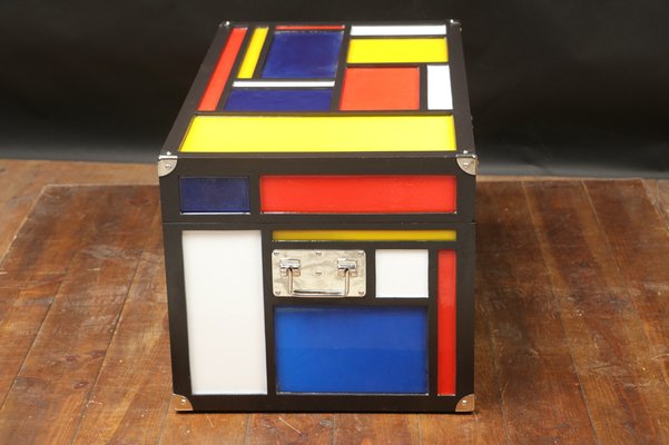 Trunk in the Style of Piet Mondrian-EMZ-983517