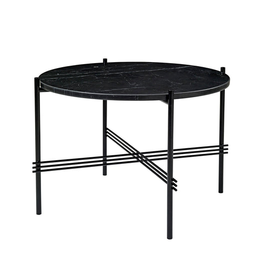 TS Coffee Table Round Ø55 by GUBI #Black/ Black Marquina Marble